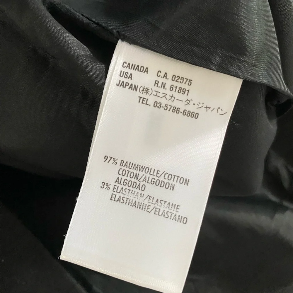 ESCADA Escada Skirt Black Pencil Cotton Skirt NWOT size Large size 44 - Picture 8 of 15